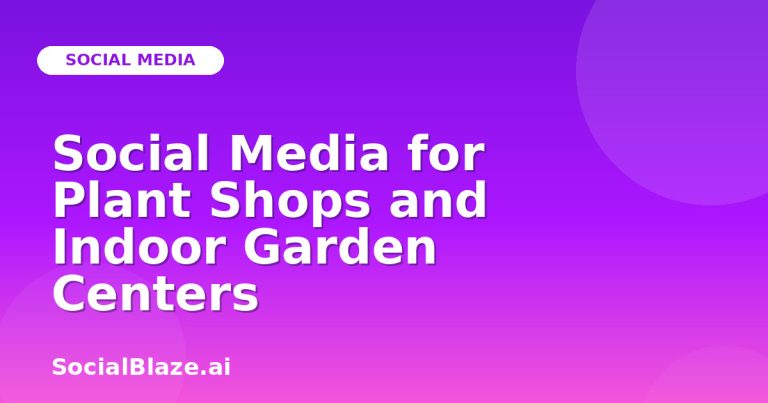 Social Media For Plant Shops And Indoor Garden Centers Social Media For Plant Shops And Indoor Garden Centers