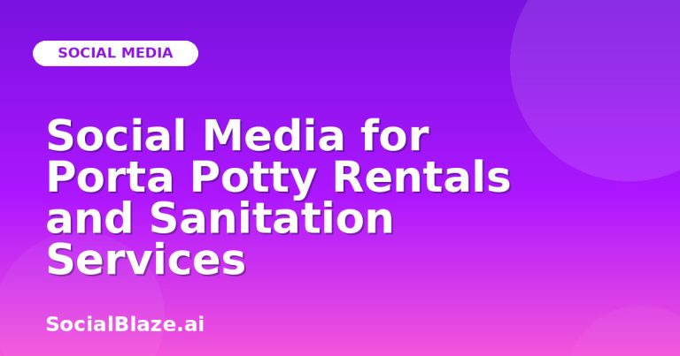 Social Media For Porta Potty Rentals And Sanitation Services Social Media For Porta Potty Rentals And Sanitation Services