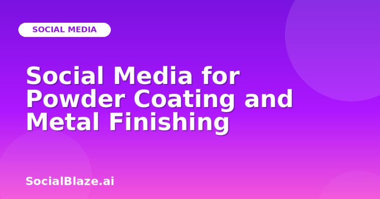 Social Media For Powder Coating And Metal Finishing Social Media For Powder Coating And Metal Finishing
