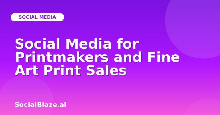 Social Media For Printmakers And Fine Art Print Sales Social Media For Printmakers And Fine Art Print Sales
