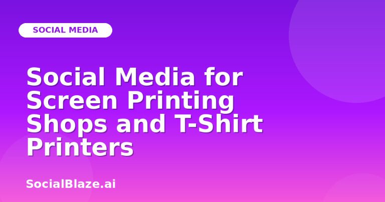 Social Media For Screen Printing Shops And T-Shirt Printers Social Media For Screen Printing Shops And T-Shirt Printers