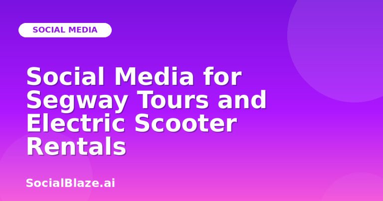 Social Media For Segway Tours And Electric Scooter Rentals