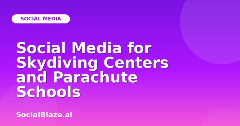 Social Media For Skydiving Centers And Parachute Schools Social Media For Skydiving Centers And Parachute Schools