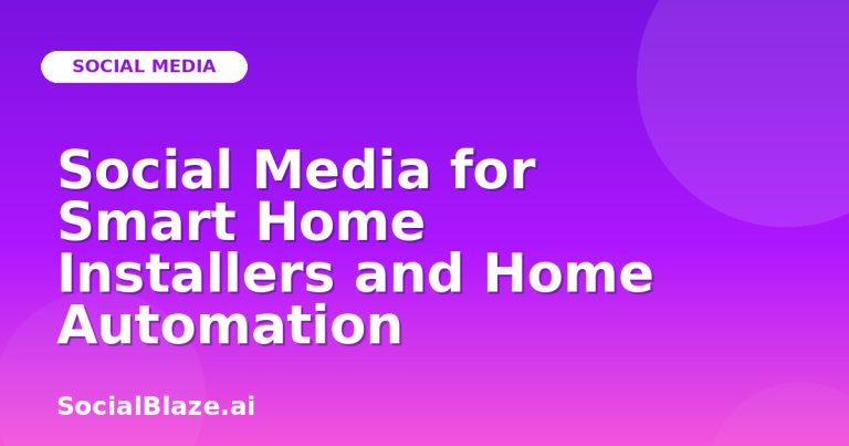 Social Media For Smart Home Installers And Home Automation