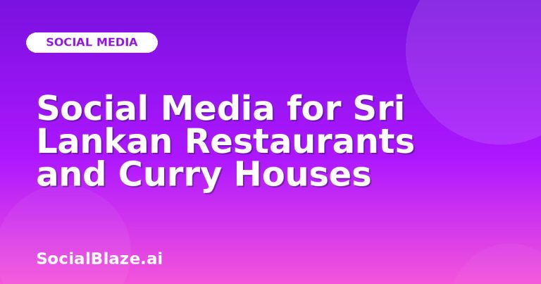 Social Media For Sri Lankan Restaurants And Curry Houses