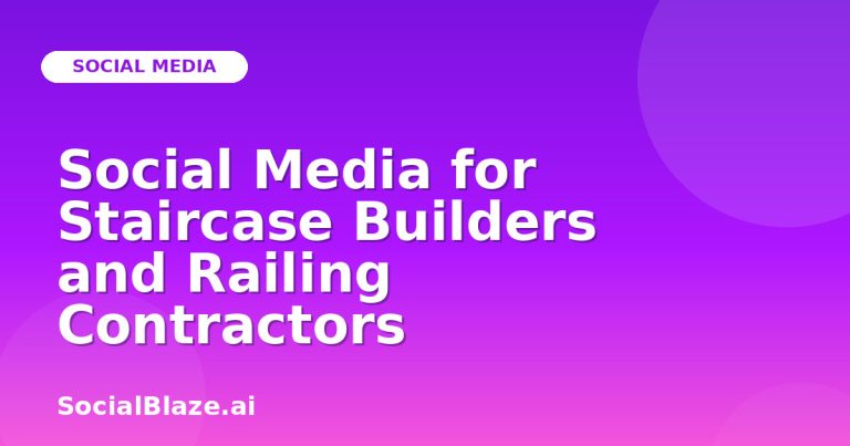 Social Media For Staircase Builders And Railing Contractors Social Media For Staircase Builders And Railing Contractors
