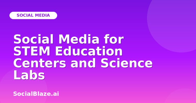Social Media For Stem Education Centers And Science Labs