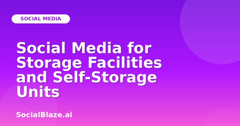 Social Media For Storage Facilities And Self-Storage Units Social Media For Storage Facilities And Self-Storage Units