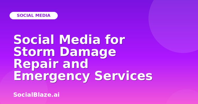 Social Media For Storm Damage Repair And Emergency Services Social Media For Storm Damage Repair And Emergency Services