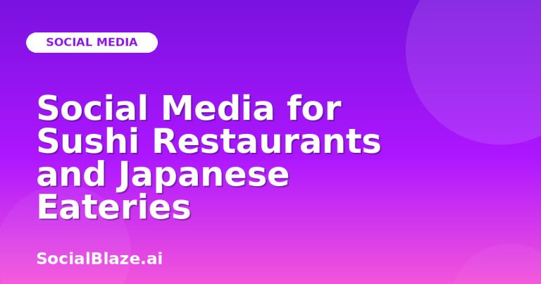Social Media For Sushi Restaurants And Japanese Eateries