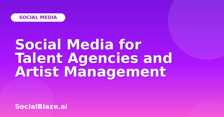 Social Media For Talent Agencies And Artist Management Social Media For Talent Agencies And Artist Management