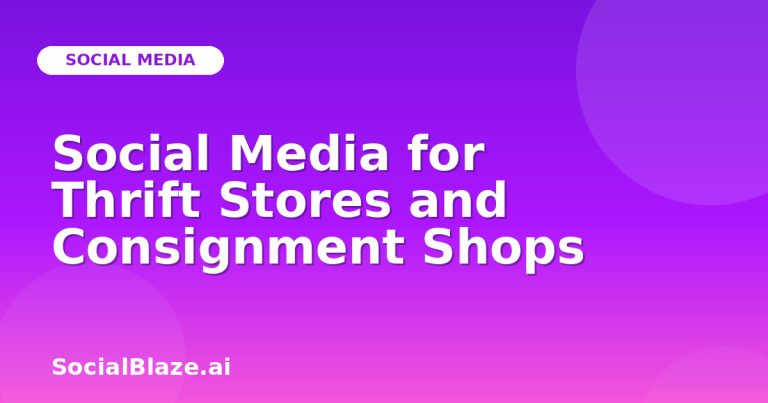 Social Media For Thrift Stores And Consignment Shops