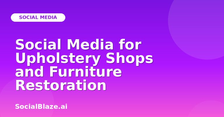 Social Media For Upholstery Shops And Furniture Restoration Social Media For Upholstery Shops And Furniture Restoration