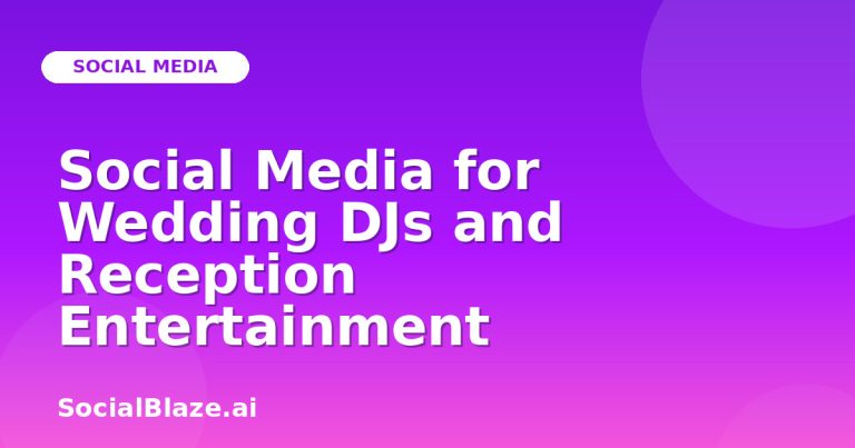 Social Media For Wedding Djs And Reception Entertainment Social Media For Wedding Djs And Reception Entertainment