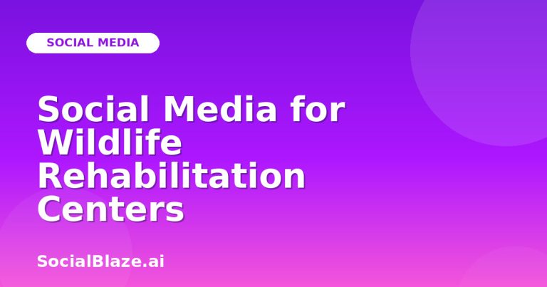 Social Media For Wildlife Rehabilitation Centers Social Media For Wildlife Rehabilitation Centers