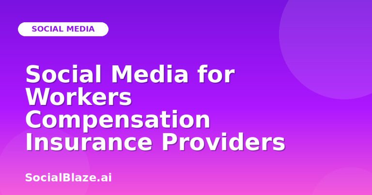 Social Media For Workers Compensation Insurance Providers Social Media For Workers Compensation Insurance Providers