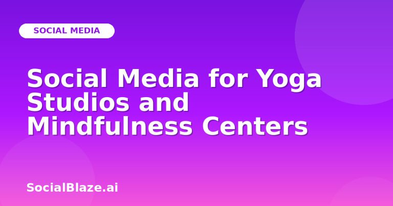 Social Media For Yoga Studios And Mindfulness Centers Social Media For Yoga Studios And Mindfulness Centers