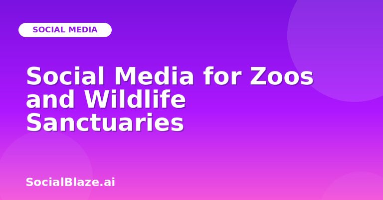 Social Media For Zoos And Wildlife Sanctuaries Social Media For Zoos And Wildlife Sanctuaries