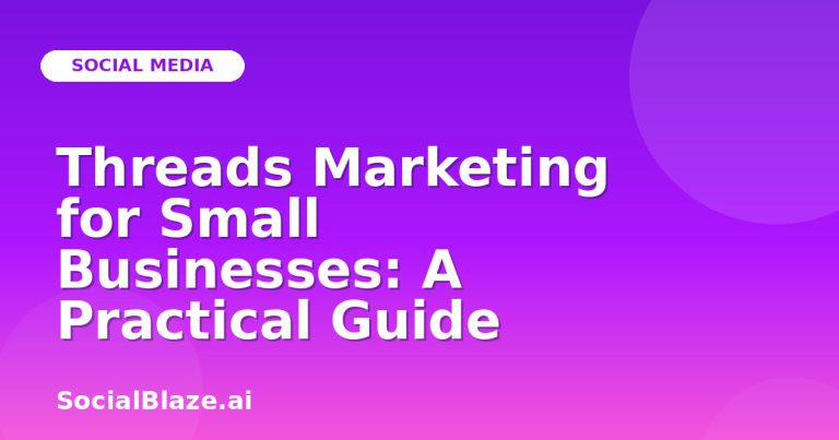 Threads Marketing For Small Businesses: A Practical Guide Threads Marketing For Small Businesses: A Practical Guide